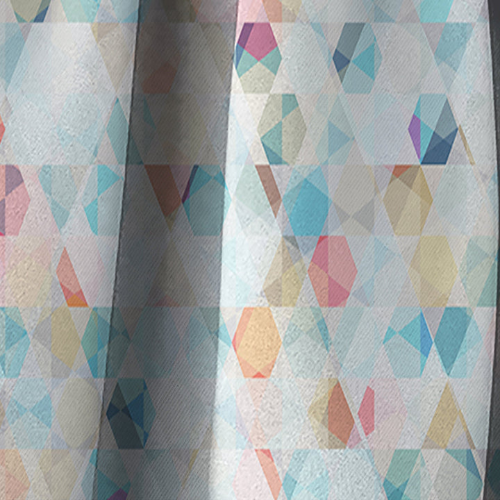 Cell Diamond Pattern - Modern &amp; Contemporary Curtain - 1 Panel