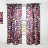 Abstract Floral Pattern' Bohemian & Eclectic Curtain Panel