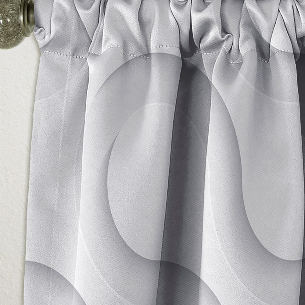Wave Pattern - Scandinavian Curtain - 1 Panel
