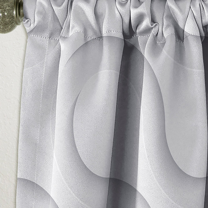 Wave Pattern - Scandinavian Curtain - 1 Panel
