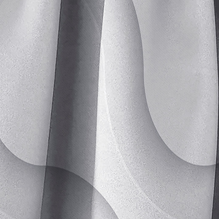 Wave Pattern - Scandinavian Curtain - 1 Panel