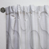 Wave Pattern' Scandinavian Curtain 1 Panel