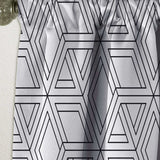 Geometric Pattern in Op Art Design - Scandinavian Curtain - 1 Panel