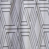 Geometric Pattern in Op Art Design - Scandinavian Curtain - 1 Panel