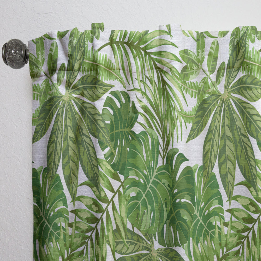 Exotic Pattern with Tropical Leaves - Tropical Curtain - 1 Panel