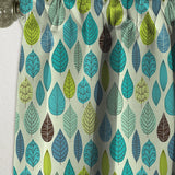 Texture with Leaf - Modern & Contemporary Curtain - 1 Panel