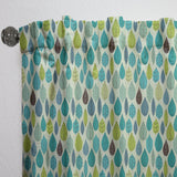 Texture with Leaf - Modern & Contemporary Curtain - 1 Panel