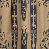Ethnic Decorative Mask - African Curtain - 1 Panel