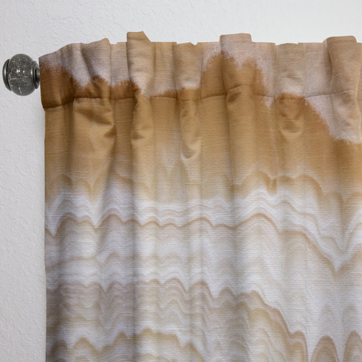Marbled Stone Layers - Traditional Curtain - 1 Panel