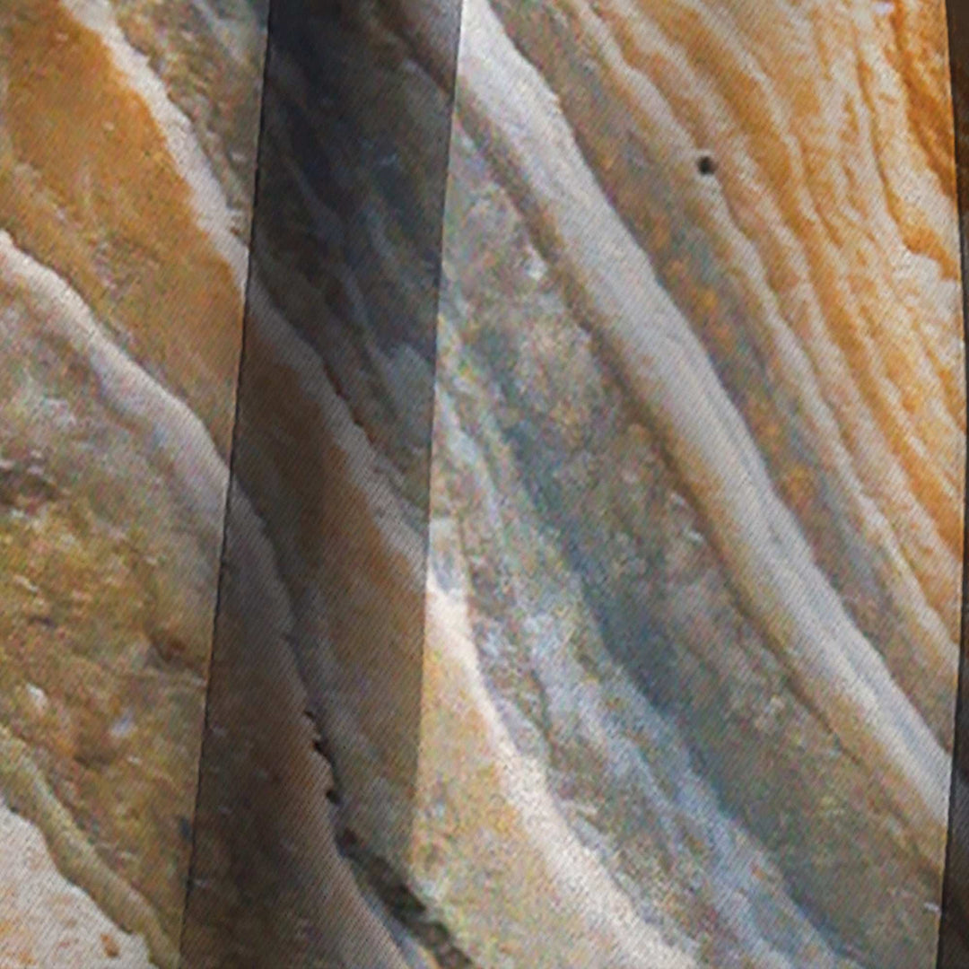 Segment Layers of Marbled Rock - Traditional Curtain - 1 Panel
