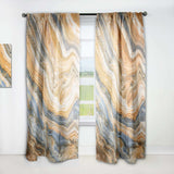 Segment Layers of Marbled Rock - Traditional Curtain - 1 Panel
