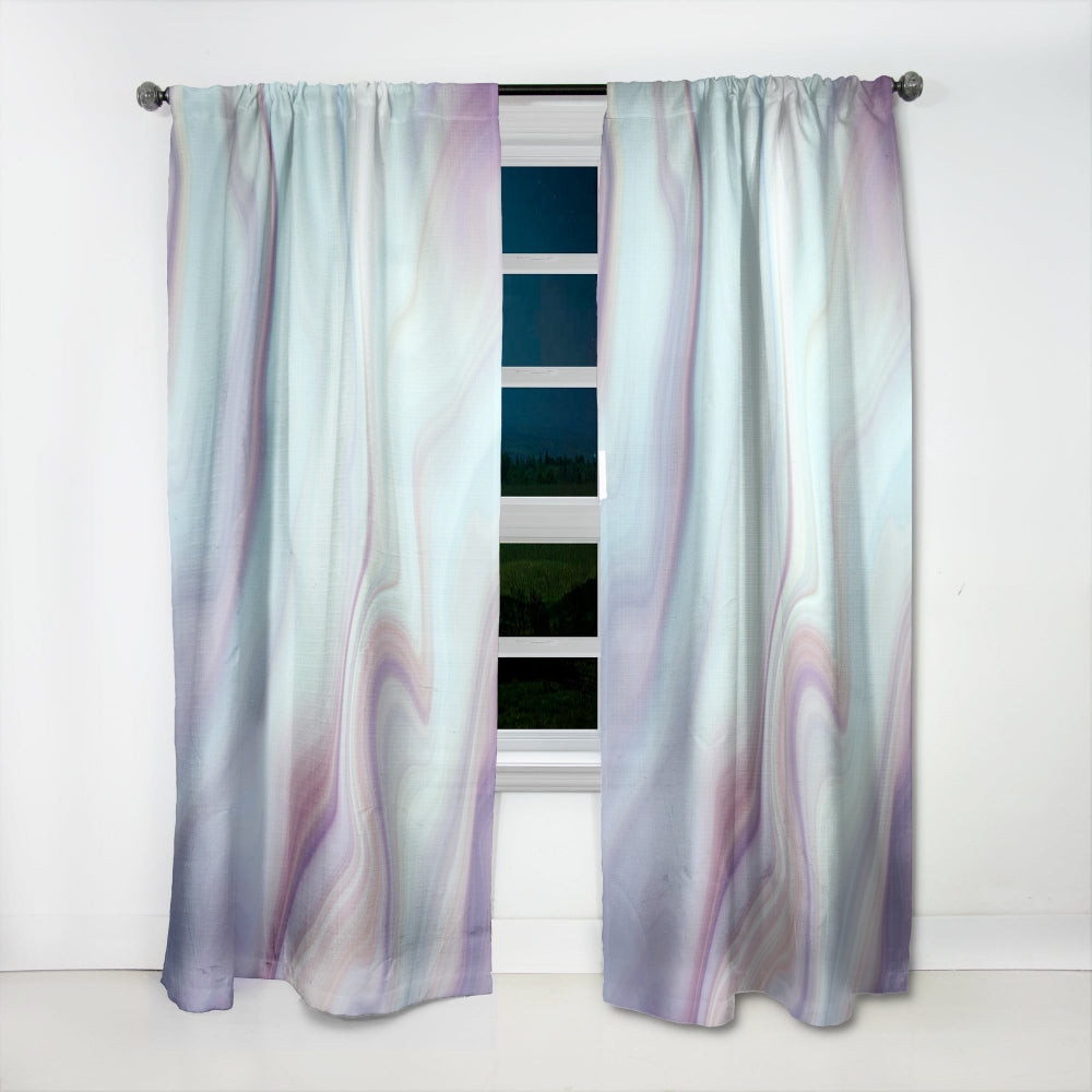 Marbled Liquid Agate Colours - Modern &amp; Contemporary Curtain - 1 Panel