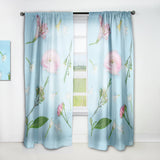 Fresh Beautiful Blooming Rose - Traditional Curtain - 1 Panel