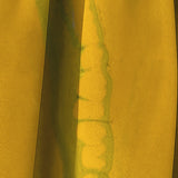 White and Yellow Marbled Acrylic with a cloud of Black - Modern & Contemporary Curtain - 1 Panel