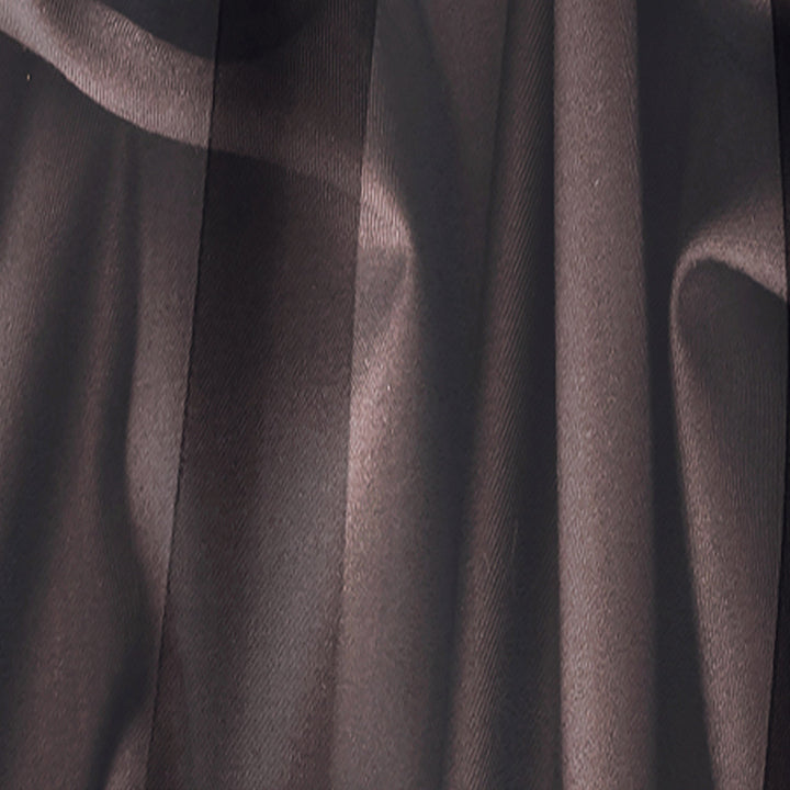 Folded Dark Silk Waves - Modern &amp; Contemporary Curtain - 1 Panel