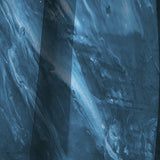Blue and White Marble Acrylic - Mid-Century Modern Curtain - 1 Panel