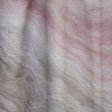 Grey Onyx with Rose Inclusions' Mid-Century Modern Curtain 1 Panel