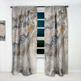 Onyx detail Composition - Mid-Century Modern Curtain - 1 Panel