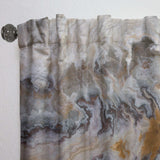 Onyx detail Composition - Mid-Century Modern Curtain - 1 Panel