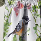 Meadow with Butterflies, Birds and Herbs - Floral Curtain - 1 Panel