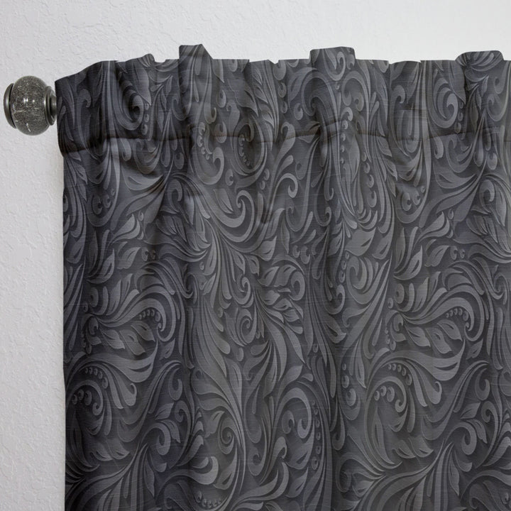 3D leaves in Shades of Black&