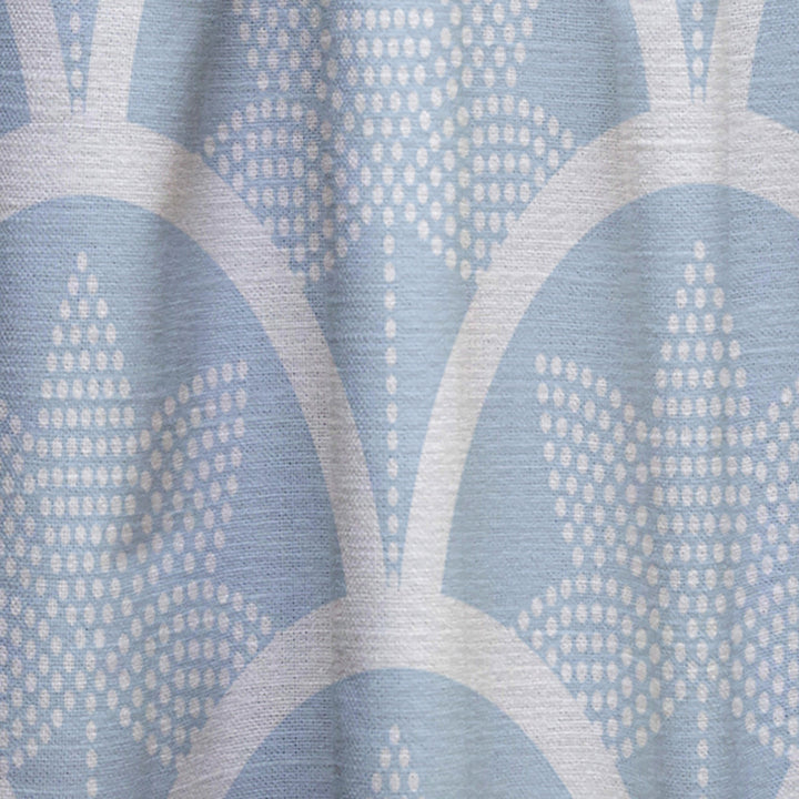 Japanese style Half-circle pattern - Mid-Century Modern Curtain - 1 Panel
