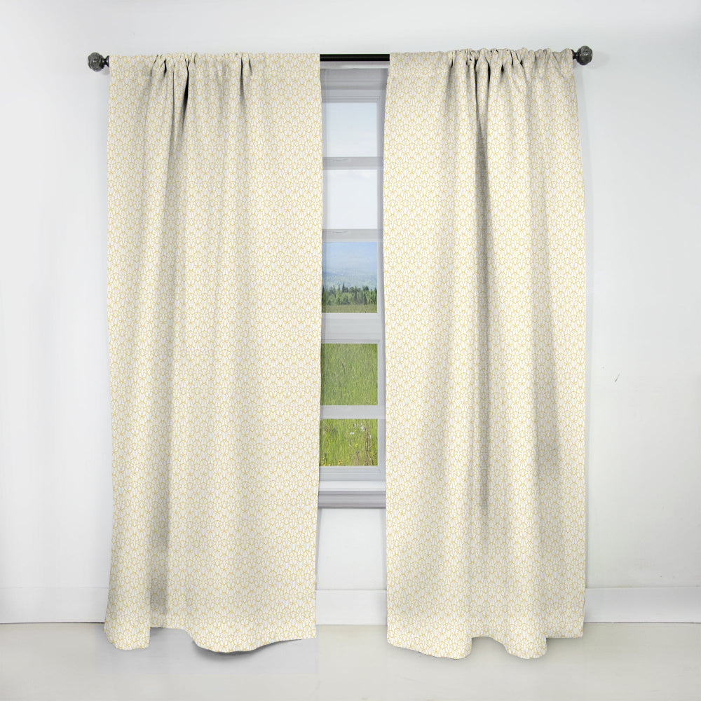Abstract Geometrical - Mid-Century Modern Curtain - 1 Panel