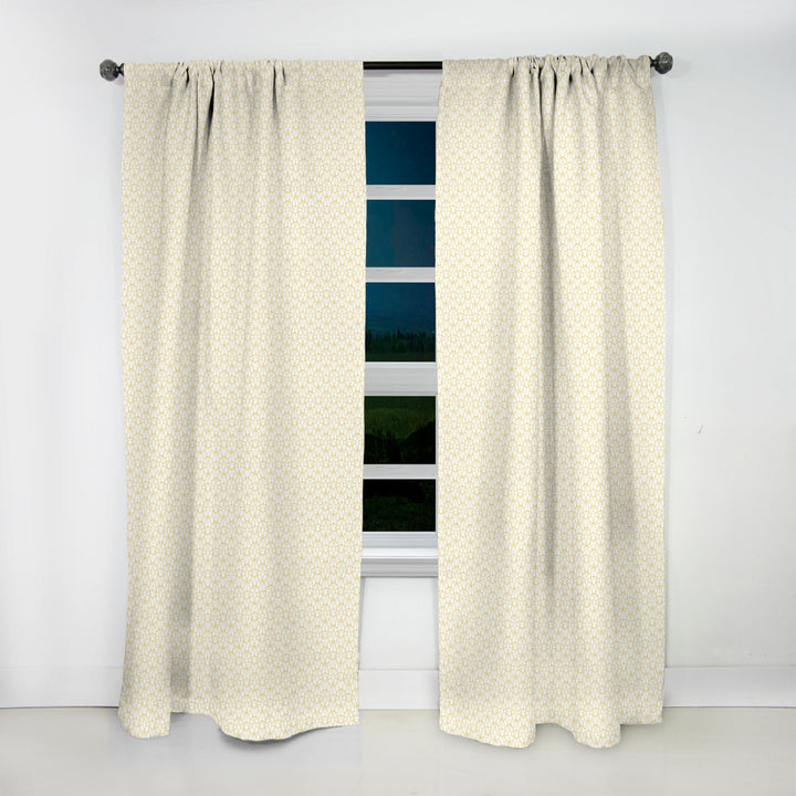 Abstract Geometrical - Mid-Century Modern Curtain - 1 Panel