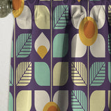 Botanical Retro Design III - Mid-Century Modern Curtain - 1 Panel