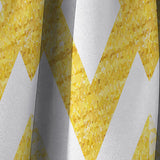 Gold glittering lines pattern - Mid-Century Modern Curtain - 1 Panel