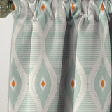 Retro Abstract Drops VII - Mid-Century Modern Curtain - 1 Panel