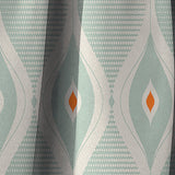 Retro Abstract Drops VII - Mid-Century Modern Curtain - 1 Panel