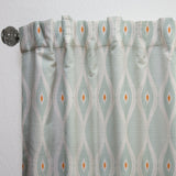 Retro Abstract Drops VII - Mid-Century Modern Curtain - 1 Panel