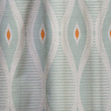 Retro Abstract Drops VII - Mid-Century Modern Curtain - 1 Panel