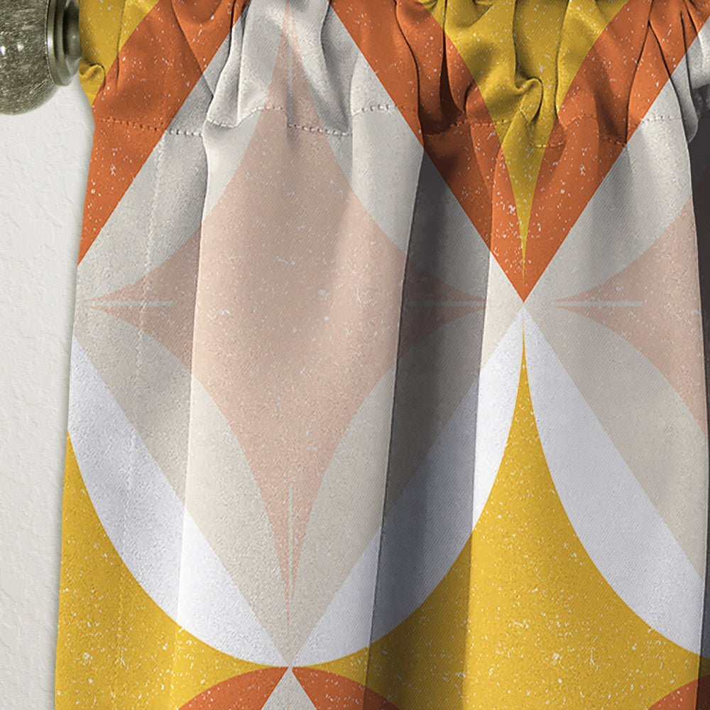 Retro Abstract Design XII - Mid-Century Modern Curtain - 1 Panel