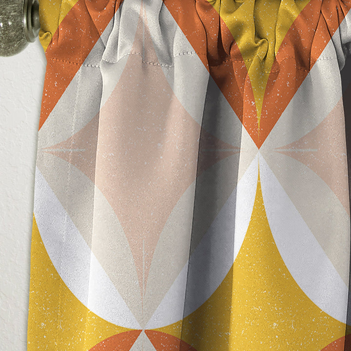 Retro Abstract Design XII - Mid-Century Modern Curtain - 1 Panel