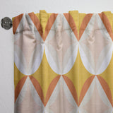 Retro Abstract Design XII' Mid-Century Modern Curtain 1 Panel