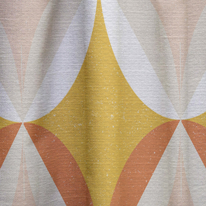 Retro Abstract Design XII - Mid-Century Modern Curtain - 1 Panel