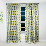 Diamond Retro V - Mid-Century Modern Curtain - 1 Panel