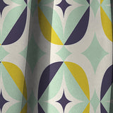 Diamond Retro V - Mid-Century Modern Curtain - 1 Panel