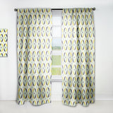 Diamond Retro V - Mid-Century Modern Curtain - 1 Panel