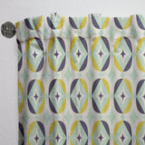 Diamond Retro V - Mid-Century Modern Curtain - 1 Panel