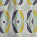 Diamond Retro V - Mid-Century Modern Curtain - 1 Panel