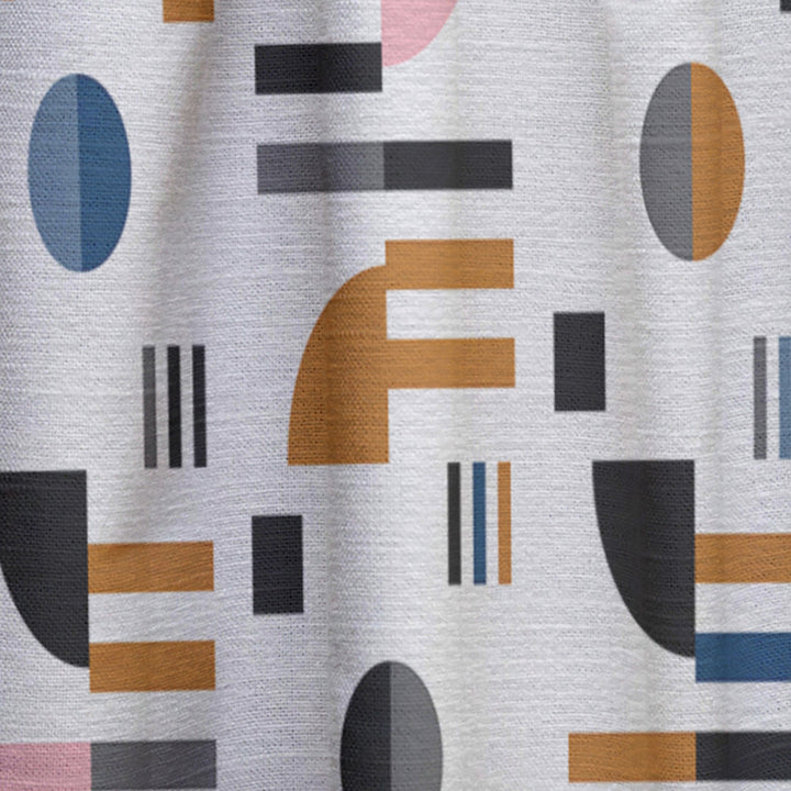 Retro Abstract Design XI - Mid-Century Modern Curtain - 1 Panel