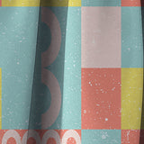 Retro Abstract Design III - Mid-Century Modern Curtain - 1 Panel