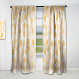 Circular Abstract Retro Geometric IX - Mid-Century Modern Curtain - 1 Panel