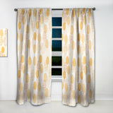 Circular Abstract Retro Geometric IX - Mid-Century Modern Curtain - 1 Panel