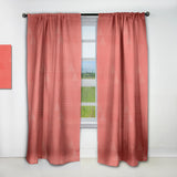 Triangual Retro Coral Pattern - Mid-Century Modern Curtain - 1 Panel
