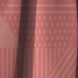Triangual Retro Coral Pattern - Mid-Century Modern Curtain - 1 Panel