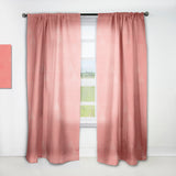 Triangual Retro Coral Pattern - Mid-Century Modern Curtain - 1 Panel